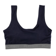 画像をギャラリービューアに読み込む, ハーフトップ レディース スポーツブラ スポブラ 婦人 シンプル ブランド ヨガ M L LL ウォーキング ストレッチ PLAYBOY 下着 肌着 インナー PLAY BOY かっこいい