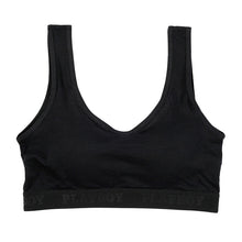 画像をギャラリービューアに読み込む, ハーフトップ レディース スポーツブラ スポブラ 婦人 シンプル ブランド ヨガ M L LL ウォーキング ストレッチ PLAYBOY 下着 肌着 インナー PLAY BOY かっこいい