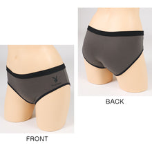 画像をギャラリービューアに読み込む, レディース ショーツ 2枚組 婦人 シンプル ブランド PLAYBOY M L LL 下着 肌着 インナー PLAY BOY かっこいい 綿混