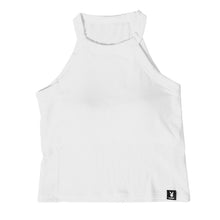 画像をギャラリービューアに読み込む, レディース クロップド ホルターネック カップ付き タンクトップ インナー ブラトップ ノースリーブ 肌着 M L LL クロップドシャツ カップ付きタンクトップ カップ付きインナー スリーブレス クロップド丈 カップ付 婦人 黒 白 下着 (在庫限り)