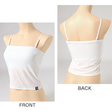 画像をギャラリービューアに読み込む, ブラトップ キャミソール カップ付き チューブトップ リブ クロップド丈 M L LL トップス ノースリーブ インナー ノンワイヤー レディース ショート丈 プレイボーイ (在庫限り)