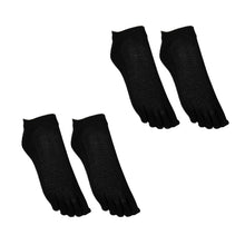 画像をギャラリービューアに読み込む, 5本指ソックス レディース ソックス 五本指靴下 スニーカーソックス スニーカー丈 くるぶし 婦人 2足組 靴下 アツギ 22-24cm・24-26cm くるぶし丈 くつした シンプル グレー 黒 外反母趾