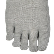 画像をギャラリービューアに読み込む, 5本指ソックス レディース ソックス 五本指靴下 クルー丈 婦人 クルー丈ソックス 2足組 靴下 アツギ 22-24cm・24-26cm ショート くつした シンプル グレー 黒 外反母趾