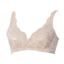 画像をギャラリービューアに読み込む, ノンワイヤーブラ ブラジャー ノンワイヤー 段差レス アツギ レース ラシェール M L LL 3L レディース 綿混 花柄 脇高 サイドパネル 下着 婦人 肌着 インナー おしゃれ ワイヤー無し ワイヤレス ブラ