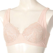 画像をギャラリービューアに読み込む, ノンワイヤーブラ ブラジャー ノンワイヤー 脇高 アツギ レース ラシェール M L LL 3L レディース 丸胸 綿混 下着 婦人 肌着 女性 インナー おしゃれ ワイヤー無し ワイヤレス ブラ