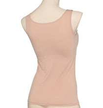 画像をギャラリービューアに読み込む, カップ付きタンクトップ レディース タンクトップ カップ付き インナー ブラトップ アウターにひびきにくい シームレス 肌着 アツギ M L LL 婦人 ノースリーブ ベージュ ピンク 下着 アスティーグ ASTIGU