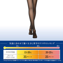 画像をギャラリービューアに読み込む, ストッキング アツギ レディース アツギストッキング 25デニール パンティストッキング 2足組 美しい M-L・L-LL ベージュ 肌色 黒 パンスト パンティーストッキング デイリー 透け感