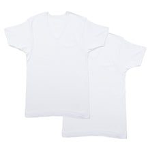 画像をギャラリービューアに読み込む, メンズ 半袖 綿100% V首 インナー tシャツ 2枚組 アツギ 半袖シャツ vネック コットン 綿 肌に優しい M L LL 敏感肌 紳士 肌着 下着 男 アンダーウェア まとめ買い