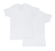 画像をギャラリービューアに読み込む, メンズ 半袖 綿100% U首 インナー tシャツ 2枚組 アツギ 半袖シャツ uネック コットン 綿 肌に優しい M L LL 敏感肌 紳士 肌着 下着 男 アンダーウェア まとめ買い