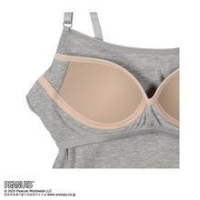 画像をギャラリービューアに読み込む, カップ付きキャミソール キッズ 小学生 キャミソール 子供 リブ 女の子 スヌーピー 150cm 160cm 165cm 女児 カップ付キャミソール インナー 下着 中学生 女子 カップ付きインナー パッド付き ジュニアブラ ファーストブラ