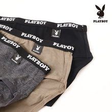 画像をギャラリービューアに読み込む, ショーツ レディース 婦人 3枚組 シンプル ブランド PLAYBOY プレイボーイ ベア天 M L LL 下着 肌着 インナー PLAY BOY かっこいい 綿混 まとめ買い セット