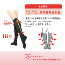 画像をギャラリービューアに読み込む, アツギ メディカル Atsugi Medical 着圧ソックス レディース ハイソックス 足首18hPa 23-25cm 靴下 くつ下 ソックス 抗菌防臭 ヌードトウ むくみ対策 レッグケア ソフト着圧 インナー 段階着圧 美脚ケア フィット 快適 通気性 蒸れにくい