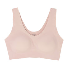 画像をギャラリービューアに読み込む, アツギ ハーフトップブラ 透けにくい ブラジャー ノンワイヤー ベージュ シームレス ノンワイヤーブラ M L LL ひびきにくい インナー 下着 透け対策 吸汗速乾 タグレス スキンカラー レディースブラ シームレスブラ
