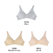 画像をギャラリービューアに読み込む, アツギ ブラジャー ノンワイヤー レディース シームレスカップ 軽い 軽量 レースブラ 脇肉すっきり M L LL 夏 ブラ 下着 インナー 吸汗速乾 メッシュカップ 脇高ブラ 4列ホック 美胸 レディースブラ