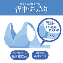 画像をギャラリービューアに読み込む, アツギ ブラジャー ノンワイヤー レディース 軽いブラ レースブラ 脇高ブラ M L LL 脇すっきり 夏 ブラ 下着 レディースブラ 吸汗速乾 メッシュカップ 背中すっきり 4列ホック 美胸 脇肉すっきり 涼しい