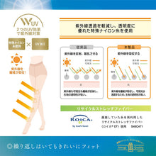 画像をギャラリービューアに読み込む, ストッキング レディース UVカット 2足組 パンティストッキング UV対策 オールSCY 補強トウ 静電気防止 抗菌防臭 M-L L-LL バックマーク UVカットナイロン 婦人 女性 アツギ Atsugi Stocking パンスト 紫外線対策 通勤 仕事 オフィス お出かけ