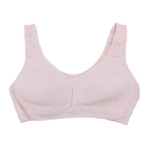画像をギャラリービューアに読み込む, ノンワイヤーブラ 綿 レディース ブラジャー ナイトブラ おやすみブラ 昼夜兼用 24時間ブラ M~LL 垂れない 横流れ防止 パッド一体型 肩紐太い 寝る時 リラックス 無地 下着 インナー 締め付けない 楽 らくちん (在庫限り)