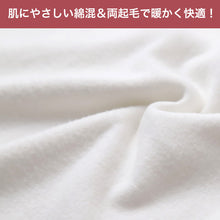 画像をギャラリービューアに読み込む, メンズ インナー 長袖 Vネック 暖かい 保温 あったか 綿混 両起毛 M L LL 防寒 寒さ対策 温活 冬 コットン 冷え対策 作業着 裏起毛 スポーツ ジョギング ランニング アウトドア キャンプ 背中部分当て布付き あったかインナー