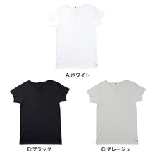 画像をギャラリービューアに読み込む, エドウィン EDWIN 汗対策 Tシャツ メンズ Vネック インナー 半袖 2分袖 消臭 抗菌 防臭 吸汗速乾 蒸れにくい M L LL 汗染み 汗取りインナー 脇汗 汗取り 夏 男性 下着 肌着 さらさら 速乾 通勤 通学 ワイシャツ