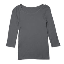 画像をギャラリービューアに読み込む, あったかインナー 7分袖 肌側綿100% 微起毛 レディース 肌着 暖かい モダール M L LL 下着 インナー 女性 婦人 防寒 冷えとり 秋 冬 アンダーウェア 無地 シンプル 寒さ対策 なめらか