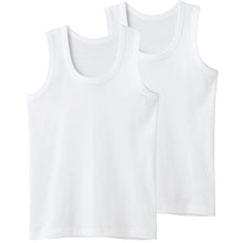画像をギャラリービューアに読み込む, グンゼ 子供 肌着 タンクトップ キッズ 綿100% 男の子 2枚組 100cm~170cm 下着 ランニング シャツ 白 黒 無地 綿 子ども 男児 インナー 100 110 120 130 140 150 160 170 子供用 コットン