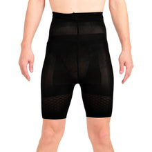 画像をギャラリービューアに読み込む, BIZFIT 前閉じスパッツ フリーサイズ (男性 メンズ 加圧 着圧 スパッツ タイツ お腹 引き締め たるみ 補正インナー ビズフィット)