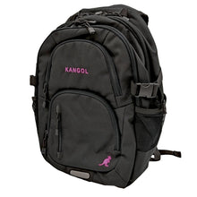 画像をギャラリービューアに読み込む, KANGOL リュック 通学 女子 男子 リュックサック 横幅30cm×高さ45cm×マチ19cm (バックパック・リュック 黒 レインカバー付き 学校 スクール 通学リュック 旅行 部活 バッグ ブランド 二泊 カンゴール) (送料無料)