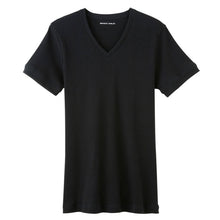 画像をギャラリービューアに読み込む, グンゼ BODY WILD Vネック リブ Tシャツ bodywild 綿100% M~LL (GUNZE ボディーワイルド メンズ 男性 下着 肌着 tシャツ インナー 半袖 M L LL) (在庫限り)