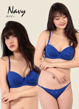 画像をギャラリービューアに読み込む, ブラジャー ショーツ セット 脇肉 盛りブラ 谷間 モールドカップブラ モールドブラ A70~D85 下着 レディース ブラショーツ ブラショーツセット 上下 インナー