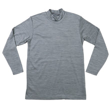 画像をギャラリービューアに読み込む, メンズ インナー 暖かい あったか ハイネック 長袖 裏起毛 防風 インナー ゴルフ 防寒 アンダーシャツ アウトドア 紳士 黒 グレー 紫 青 迷彩 M~LL ツーリング あたたかい レジャー 外仕事 ウィンタースポーツ ブリーズテックス M L LL