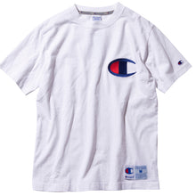 画像をギャラリービューアに読み込む, Champion Tシャツ メンズ 半袖 S~XL (男性 紳士 左胸刺繍 シャツ インナー チャンピオン 綿100%) (在庫限り)
