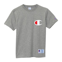 画像をギャラリービューアに読み込む, Champion Tシャツ メンズ 半袖 S~XL (男性 紳士 左胸刺繍 シャツ インナー チャンピオン 綿100%) (在庫限り)