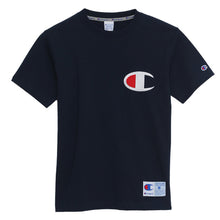画像をギャラリービューアに読み込む, Champion Tシャツ メンズ 半袖 S~XL (男性 紳士 左胸刺繍 シャツ インナー チャンピオン 綿100%) (在庫限り)