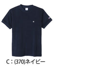 画像をギャラリービューアに読み込む, Champion Tシャツ メンズ 半袖 紳士 ウエア シャツ トップス S M L XL チャンピオン パイル生地 ロゴ シンプル ジム (在庫限り)
