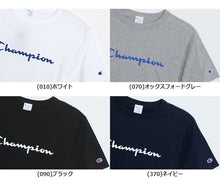 画像をギャラリービューアに読み込む, Champion メンズ 丸首 半袖Tシャツ (S~XL)(ベーシック チャンピオン ブランド 紳士 半袖シャツ 綿100% 大きいサイズあり) (在庫限り)