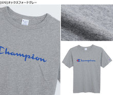 画像をギャラリービューアに読み込む, Champion メンズ 丸首 半袖Tシャツ (S~XL)(ベーシック チャンピオン ブランド 紳士 半袖シャツ 綿100% 大きいサイズあり) (在庫限り)