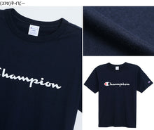 画像をギャラリービューアに読み込む, Champion メンズ 丸首 半袖Tシャツ (S~XL)(ベーシック チャンピオン ブランド 紳士 半袖シャツ 綿100% 大きいサイズあり) (在庫限り)