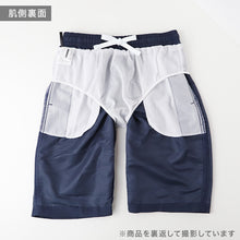 画像をギャラリービューアに読み込む, スクール水着 男の子 サーフパンツ CONVERSE コンバース キッズ ジュニア 水着 スイムパンツ ゆったり ルーズ 体型カバー インナーパンツ付き ウエスト調節ヒモ 130cm~170cm 黒 紺 学校用 授業用 プール 海 水遊び