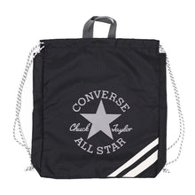 画像をギャラリービューアに読み込む, ナップサック CONVERSE コンバース キッズ 子供 男の子 女の子 W36×H44×D7cm ポリエステル お名前スペース付き 体操服袋 体操着袋 巾着リュック プールバッグ スイムバッグ 習い事 通学 通園 小学生 ブラック ネイビー ベージュ サックス
