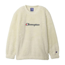 画像をギャラリービューアに読み込む, チャンピオン キッズ クルーネックシャツ 暖か フリース 130 140 150 160 Champion シェルパフリース 軽い 防寒 ロゴ 男の子 女の子 アウター (在庫限り)