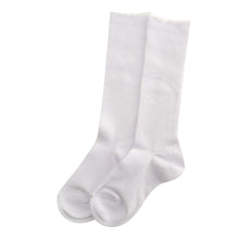 画像をギャラリービューアに読み込む, ハイソックス 白 靴下 キッズ ソックス 2足組 16-18cm~24-26cm スクールソックス 無地 男子 女子 セット 子供 学校 学生 レディース 小学生 中学生 高校 白靴下 ホワイト 白ソックス まとめ買い (在庫限り)