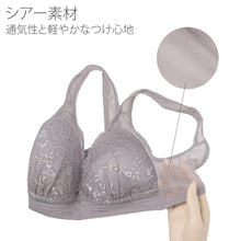 画像をギャラリービューアに読み込む, 極薄 ノンワイヤーブラ 涼しい 薄手 メッシュ 速乾 夏用 ブラジャー レディース M L LL 3L 軽い 通気性 下着 インナー 汗対策 楽ブラ 蒸れにくい ずれにくい ワイヤーなし ワイヤレス 春夏 夏インナー リラックス