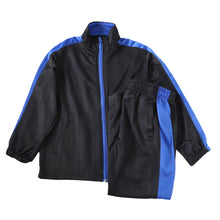 画像をギャラリービューアに読み込む, 子供 ジャージ 上下セット 男女兼用 セットアップ 110cm~160cm キッズジャージ 長袖 長ズボン 体操服 キッズ ジュニア トレーニングウェア 子供 スポーツ (在庫限り)