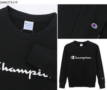 画像をギャラリービューアに読み込む, チャンピオン レディース トレーナー 長袖 スウェットシャツ M・L (Champion ブランド ロゴプリント 婦人 女性 トップス スウェット UV加工) (在庫限り)