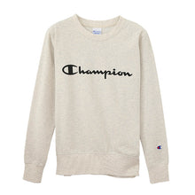 画像をギャラリービューアに読み込む, チャンピオン レディース トレーナー 長袖 スウェットシャツ M・L (Champion ブランド ロゴプリント 婦人 女性 トップス スウェット UV加工) (在庫限り)