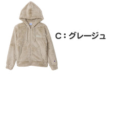 画像をギャラリービューアに読み込む, Champion レディース フリース ジャケット シープ M・L Champion ジップパーカー ロゴ入り フリース ボア 重ね着 冬 カジュアル ウィメンズ (送料無料) (在庫限り)