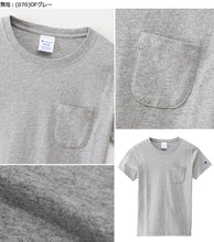 画像をギャラリービューアに読み込む, チャンピオン tシャツ レディース 半袖 ポケット 綿100% M・L (トップス コットン Tシャツ クルーネック ブランド Champion) (在庫限り)