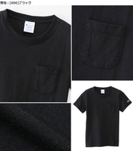 画像をギャラリービューアに読み込む, チャンピオン tシャツ レディース 半袖 ポケット 綿100% M・L (トップス コットン Tシャツ クルーネック ブランド Champion) (在庫限り)
