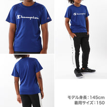 画像をギャラリービューアに読み込む, チャンピオン キッズ Tシャツ 速乾 半袖 子供 スポーツ 100cm~170cm (champion 100 110 120 130 140 150 160 170 子供服 男の子 女の子 トップス ジュニア)