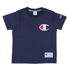 画像をギャラリービューアに読み込む, チャンピオン キッズ Tシャツ 100cm~140cm tシャツ 半袖 ロゴt 男の子 女の子 子供服 こども服 トップス 100 110 120